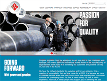 Tablet Screenshot of eew-group.com
